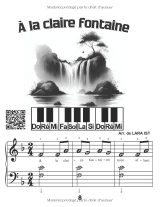Chansons traditionnelles françaises – Piano facile pour débutants (deux mains) | Grandes notes avec doigtés | Livre + 60 pistes audio