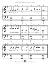 Chansons traditionnelles françaises – Piano facile pour débutants (deux mains) | Grandes notes avec doigtés | Livre + 60 pistes audio