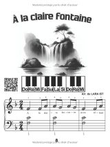 Chansons traditionnelles françaises au piano pour débutants – 30 partitions à deux mains, gros caractères, doigtés + 60 pistes audio