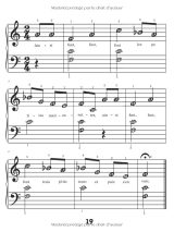 Chansons traditionnelles françaises au piano pour débutants – 30 partitions à deux mains, gros caractères, doigtés + 60 pistes audio