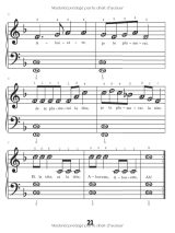 Chansons traditionnelles françaises au piano pour débutants – 30 partitions à deux mains, gros caractères, doigtés + 60 pistes audio