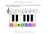 Piano en Couleurs – Méthode de piano ludique dès 3 ans avec audio (QR code) et comptines célèbres