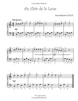 100 partitions de piano pour débutants : grands classiques simplifiés en gros caractères