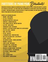 60 Partitions de Piano pour Débutants – Doigtés, 3 Niveaux de Difficulté et Mini Cours Pratiques