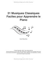 31 musiques classiques faciles pour apprendre le piano – partitions simplifiées, exercices et tutoriels vidéo pour débutants