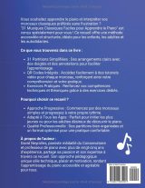 31 musiques classiques faciles pour apprendre le piano – partitions simplifiées, exercices et tutoriels vidéo pour débutants