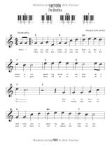 50 Partitions pour Piano Débutant – Méthode progressive en 3 niveaux avec lettres des notes et doigtés