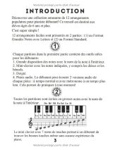 12 hits populaires faciles pour piano – Partitions simplifiées pour débutants avec noms des notes, doigtés et pistes audio