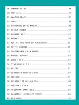 40 partitions de piano classiques simplifiées – Méthode facile pour débutants, code couleur arc-en-ciel – Volume 2