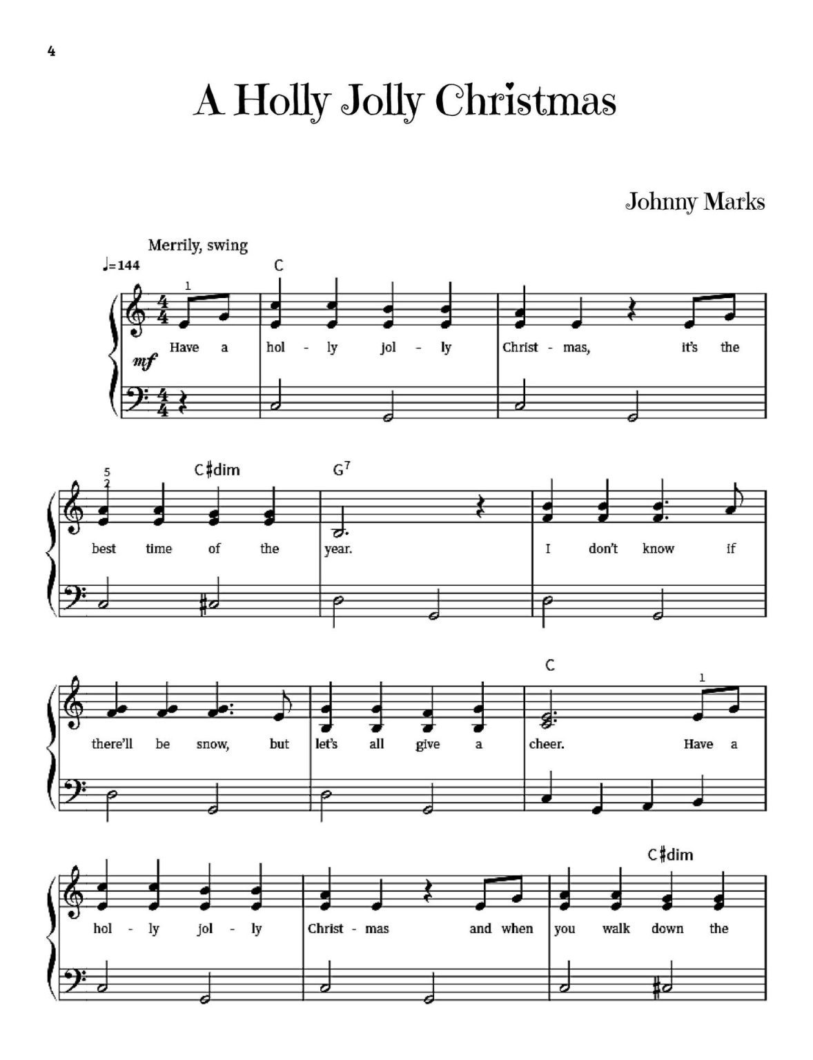 75 Chants de Noël Faciles et Célèbres au Piano : Partitions pour Débutants et Experts, Style Classique & Moderne
