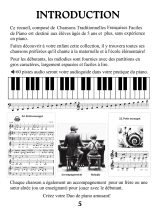 Chansons Traditionnelles Françaises Faciles pour Piano Débutant : 60 Morceaux avec Accompagnements et Pistes Audio