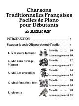 Chansons Traditionnelles Françaises Faciles pour Piano Débutant : 60 Morceaux avec Accompagnements et Pistes Audio