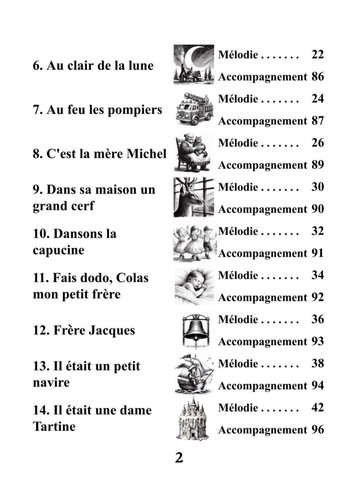 Chansons Traditionnelles Françaises Faciles pour Piano Débutant : 60 Morceaux avec Accompagnements et Pistes Audio