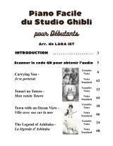 Piano Facile du Studio Ghibli pour Débutants : Grandes Notes, Lettres et Doigtés pour Apprendre la Magie des Mélodies Ghibli