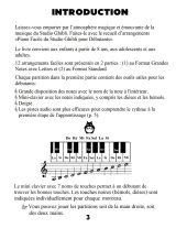 Piano Facile du Studio Ghibli pour Débutants : Grandes Notes, Lettres et Doigtés pour Apprendre la Magie des Mélodies Ghibli