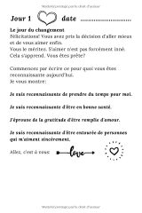 Je m’aime ! Journal de gratitude et d’affirmations – 30 jours pour s’aimer enfin | Carnet à remplir (120 pages)