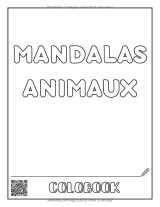 Livre de Coloriage Mandalas Animaux pour Enfants et Adultes – Détente et Relaxation, Grand Format 21,59 x 27,94 cm, 106 Pages Uniques