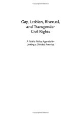 Droits civils LGBT : agenda de politiques publiques pour une Amérique unie