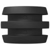 vidaXL Bumpers de Table de Baby-Foot 16 pcs Noir - Accessoire de Jeu Durable et Élégant