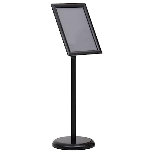 vidaXL Présentoir sur Pied A4 Réglable - Support Publicitaire pour Bureau et Hall d'Entrée