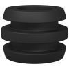 vidaXL Bumpers de Table de Baby-Foot 16 pcs Noir - Accessoire de Jeu Durable et Élégant