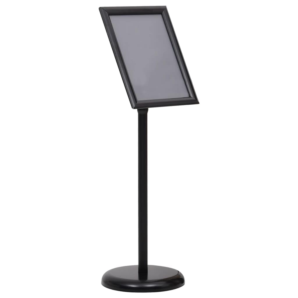 vidaXL Présentoir sur Pied A4 Réglable - Support Publicitaire pour Bureau et Hall d'Entrée