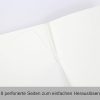 Carnet A5 à couverture souple rose, 106 pages lignées, idéal pour l'école, le bureau et les voyages
