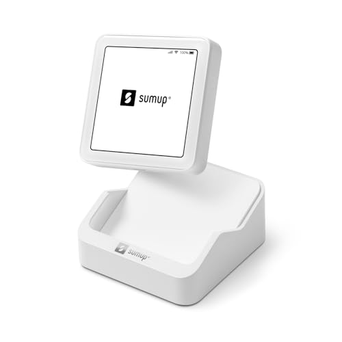 SumUp Solo : Terminal de Paiement Mobile avec Station de Charge, Écran Tactile et Données Mobiles Illimitées