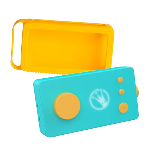 Lunii Ma Fabrique à Histoires Verte avec Coque Odile Jaune : Conteuse Interactive pour Enfants 3-8 Ans