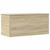 vidaXL Boîte de Rangement Chêne Sonoma 100x42x46 cm en Bois d'ingénierie - Coffre Polyvalent