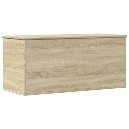 vidaXL Boîte de Rangement Chêne Sonoma 100x42x46 cm en Bois d'ingénierie - Coffre Polyvalent