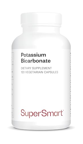 Bicarbonate de Potassium Supersmart - Soutien Naturel Pression Artérielle, Système Nerveux et Musculaire - Anti Fatigue - Vegan, Sans Gluten