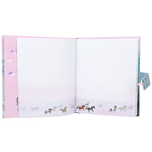Miss Melody - Journal Intime avec Code Chiffré, Son et Motifs Équestres