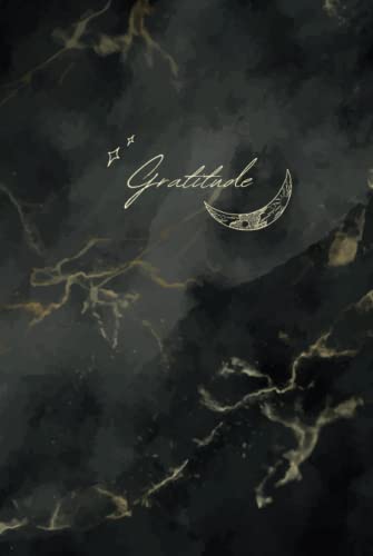 Carnet de Gratitude : Noir Marbré - Journal Inspirant pour Cultiver la Reconnaissance Quotidienne