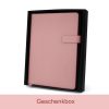 Carnet A5 à couverture souple rose, 106 pages lignées, idéal pour l'école, le bureau et les voyages