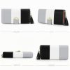 Portefeuille Pomelo Best Femme - Cuir Synthétique, Rayé Gris/Noir, Design Moderne et Spacieux