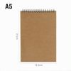 VEESUN Carnet de Dessin A5 Lot de 4 - Couverture Rigide, Spirale, Papier 160GSM 60 Pages Blanches Idéal Crayon, Stylo, Aquarelle