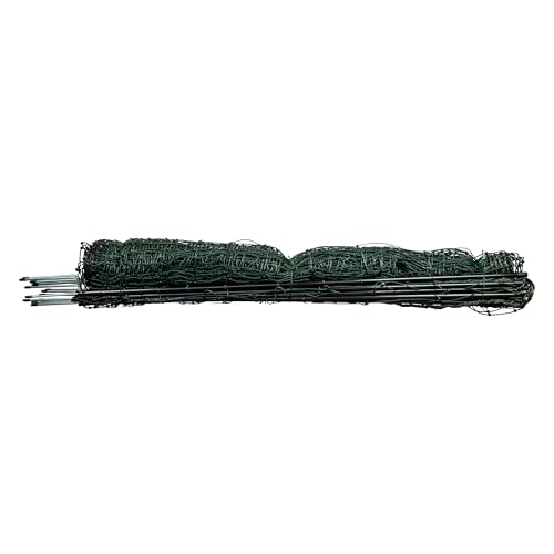 Filet à volaille StrongLine 110E - 25m, 110cm de haut, 9 piquets fibre de verre, électrifiable pour sécurité optimale