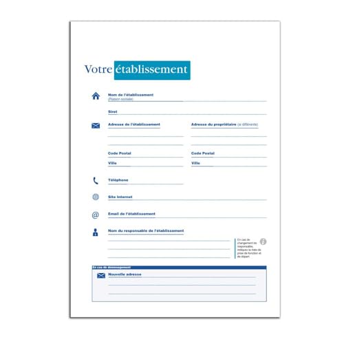 Carnet Fiche d'Intervention M074 - Registre.fr pour Techniciens et Réparateurs
