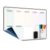 Calendrier Adhésif Tableau Blanc Planning Mensuel - Planificateur Hebdomadaire Effaçable 42x28cm