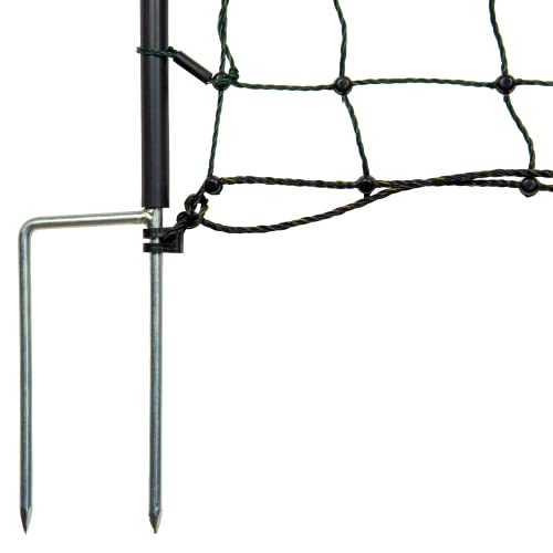 Filet de Volaille Non Électrifié 50m - Hauteur 1.2m - Clôture Invisible pour Jardin et Prairies