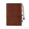 Carnet en Cuir Vintage Marron pour Voyage et Journal Intime - Idéal pour Hommes et Femmes