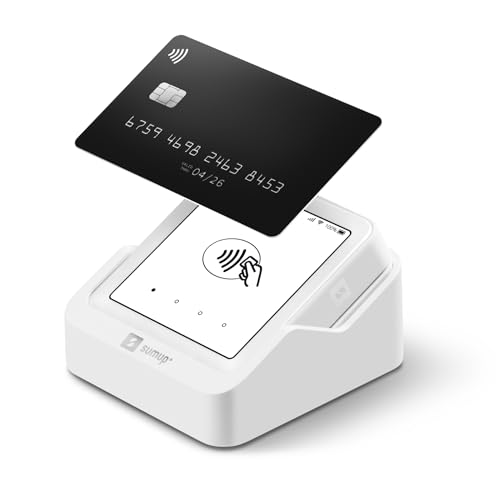 SumUp Solo : Terminal de Paiement Mobile avec Station de Charge, Écran Tactile et Données Mobiles Illimitées