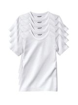 VERTBAUDET Lot de 4 T-Shirts Garçon Blanc Manches Courtes Pur Coton OEKO-TEX