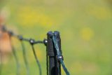 Filet de Volaille Non Électrifié 50m - Hauteur 1.2m - Clôture Invisible pour Jardin et Prairies