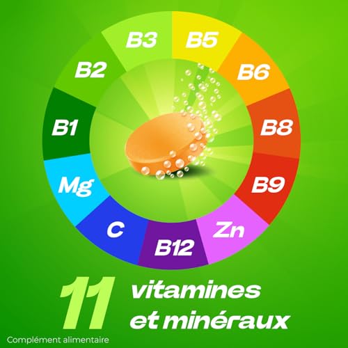 Berocca Energie Orange - Multivitamines et Minéraux pour Réduire la Fatigue - 2x45 Comprimés Effervescents