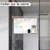 Calendrier Adhésif Tableau Blanc Planning Mensuel - Planificateur Hebdomadaire Effaçable 42x28cm