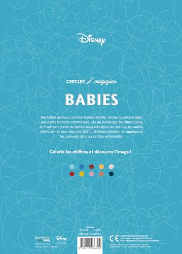 Cercles Magiques Art-Thérapie : Disney Babies - Coloriages Anti-Stress
