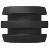 vidaXL Bumpers de Table de Baby-Foot 16 pcs Noir - Accessoire de Jeu Durable et Élégant