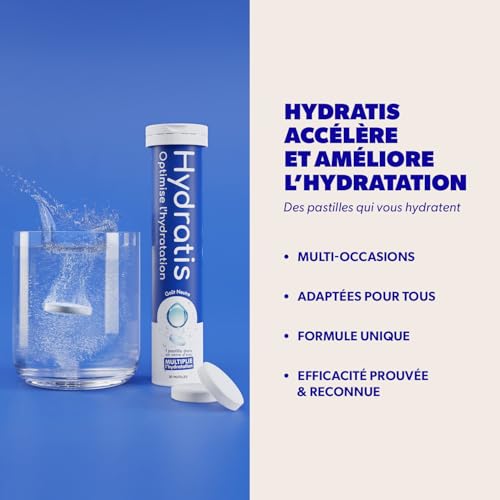 HYDRATIS - Kit Découverte Pastilles Électrolytes - Mix 3 Arômes pour Hydratation & Énergie